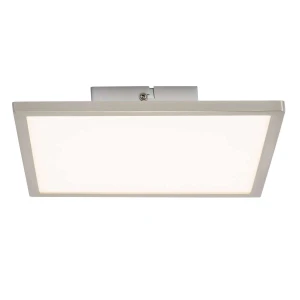CERES Chrom/Biały LED 10W 3000K 25x25 cm Lampa sufitowa Brilliant G94462/13