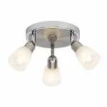 BETHANY Chrom/Alabastrowy LED 3x4W 2700K Spot Brilliant G55234/77