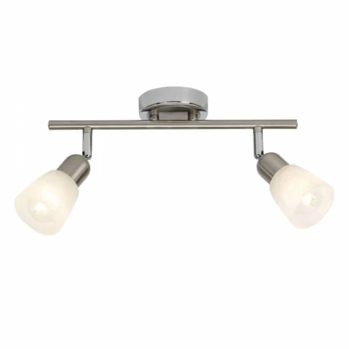 Spot BETHANY Chrom/Alabastrowy LED 2x4W 2700K Brilliant G55213/77 | 4004353200342 noxbox lampynox www.lampynox.pl