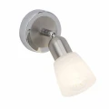 Kinkiet ścienny BETHANY Chrom/Alabastrowy LED 4W 2700K Brilliant  G55210/77 | 4004353200335 noxbox lampynox www.lampynox.pl
