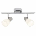 Spot JANNA Chrom/Biały LED 2x4W 2700K Brilliant  G46113/77 | 4004353185779 noxbox lampynox www.lampynox.pl