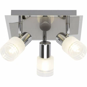 LEA Chrom/Biały LED 3x4W 2700K Spot Brilliant  G32434/77