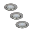 Rabalux  Lite 1163 LED oczko stropowe wpuszczane | chrom satyna Trójpak ( 5998250311630 ) lampynox noxbox www.lampynox.pl