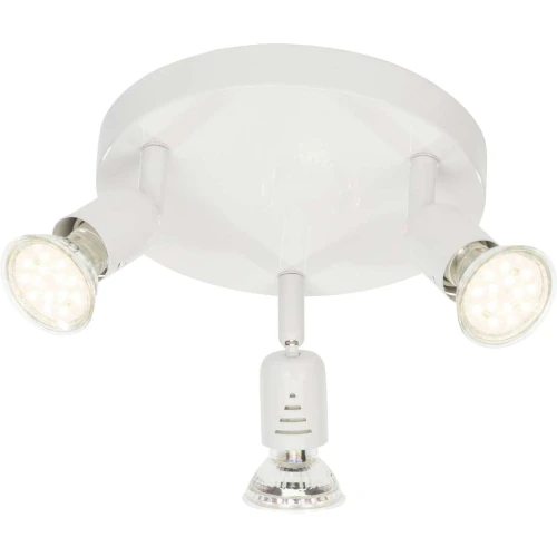 Spot LOONA Biały LED 3x3W 3000K Brilliant G28834/05 | 4004353253348 noxbox lampynox www.lampynox.pl