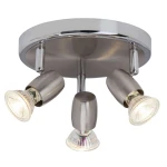 WESLEY Chrom LED 3x5W 3000K Spot Brilliant G54834/77