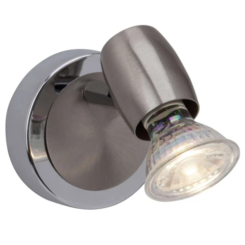 Kinkiet ścienny WESLEY Chrom LED 5W 3000K Brilliant  G54810/77 | 4004353200298 noxbox lampynox www.lampynox.pl