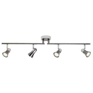 JUPP Chrom/Czarny LED 4x3W 3000K Spot Brilliant G18332/76