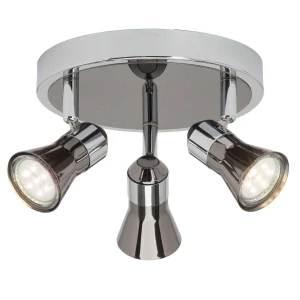 JUPP Chrom/Czarny LED 3x3W 3000K Spot Brilliant G18334/76