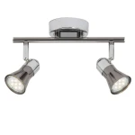 JUPP Chrom/Czarny LED 2x3W 3000K Spot Brilliant  G18313/76