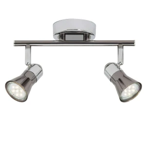 JUPP Chrom/Czarny LED 2x3W 3000K Spot Brilliant  G18313/76