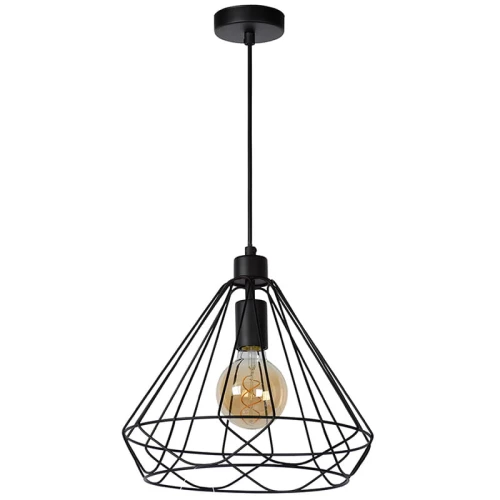 Lampa wisząca KYARA Czarna śr. 32cm. drut Lucide 783853230  5411212782250 lampynox noxbox www.lampynox.pl 1.jpg