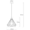 Lampa wisząca KYARA Czarna śr. 32cm. drut Lucide 783853230  5411212782250 lampynox noxbox www.lampynox.pl 7.jpg