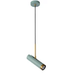 SELIN Turkus | Miedź GU10 śr. 6cm. Regulowany kierunek światła Lampa wisząca Lucide 03422/01/37