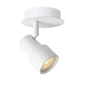 Spot łazienkowy SIRENE-LED Biała GU10 LED DIM ściemnialny 5W IP44 3000K Lucide 179480531  5411212176103 lampynox noxbox www.lampynox.pl 2.jpg