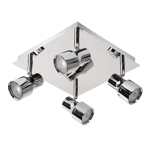 Spot łazienkowy SIRENE-LED Chrom GU10 LED DIM ściemnialny 4x5W IP44 3000K Lucide 179482011  5411212176134 lampynox noxbox www.lampynox.pl 1.jpg