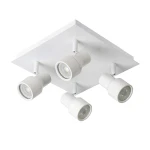 SIRENE-LED Biała GU10 LED DIM ściemnialny 4x5W IP44 3000K Spot łazienkowy Lucide 17948/20/31
