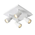 Spot łazienkowy SIRENE-LED Biała GU10 LED DIM ściemnialny 4x5W IP44 3000K Lucide 179482031  5411212176141 lampynox noxbox www.lampynox.pl 2.jpg