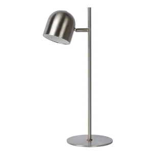 SKANSKA LED DIM Satynowy chrom 5W ściemnialna 3000K Lampka stołowa Lucide 03603/05/12