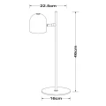 Lampka stołowa SKANSKA LED DIM Satynowy chrom 5W ściemnialna 3000K Lucide 036030512  5411212030979 lampynox noxbox www.lampynox.pl 8.jpg