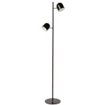 SKANSKA LED DIM Czarna 2x5W ściemnialna 2700K Lampa podłogowa stojąca Lucide 03703/10/30 ( 1 szt. dostępna od ręki. Wysyłka 24 h )