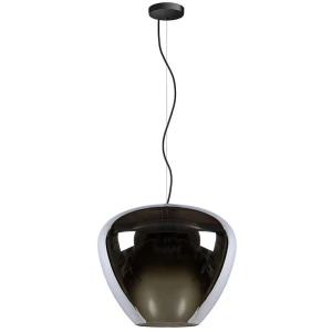 SOUFIAN Szary przydymiony śr. 40cm. E27 Lampa wisząca Lucide 70478/40/65