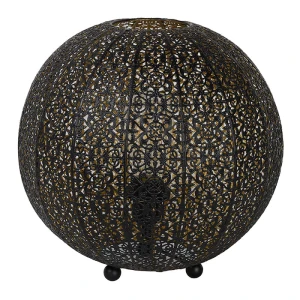 TAHAR Czarna śr. 33cm. E27 Lampa stołowa Lucide 78583/34/30