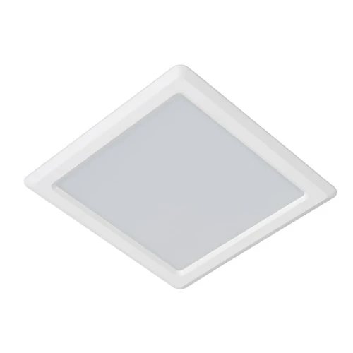 Plafon kwadratowy wpuszczany TENDO-LED Biały Barwa światła zmienna szer. 11,6cm. 9W 3000-4000-6000K Lucide 079030999  5411212071798 lampynox noxbox www.lampynox.pl 1.jpg