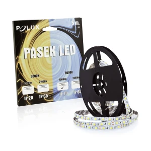 Taśma LED POLUX 28W 5m IP20 CW 6500K 2500lm 306500