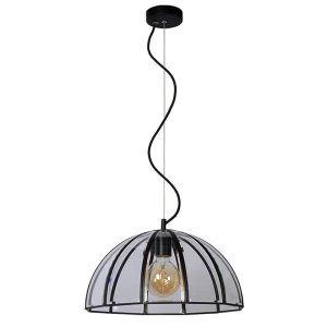 TIMIUS Czarna śr. 40cm. E27 Lampa wisząca Lucide 25403/40/30