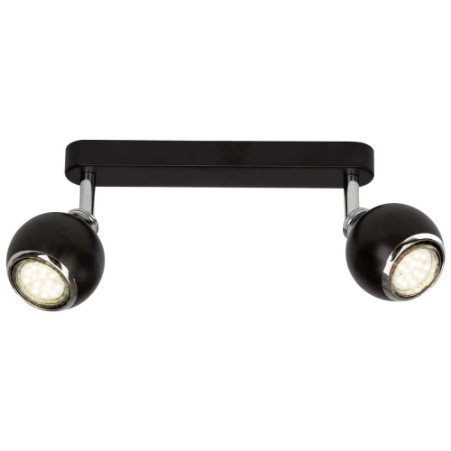 Spot INA Czarny/Chrom LED 2x3W 3000K Brilliant G77729/06 | 4004353253485 noxbox lampynox www.lampynox.pl