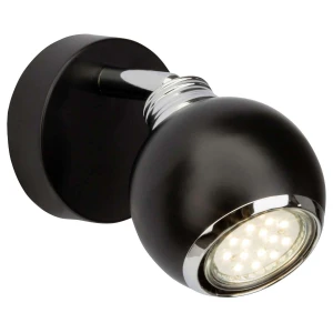 INA Czarny/Chrom LED 3W 3000K Kinkiet ścienny Brilliant G77710/06