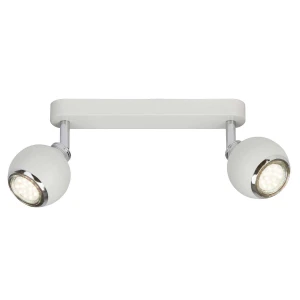 INA Biały/Chrom LED 2x3W 3000K Spot Brilliant G77729/05