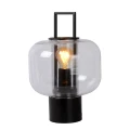 Lampa stołowa ściemnialna SOFIA Czarna śr. 24cm. E27 Lucide 45583/01/30 | 5411212451224 LAMPYNOX NOXBOX.PL