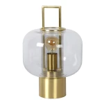 SOFIA Złoty mat | Mosiądz śr. 24cm. E27 ściemnialna Lampa stołowa Lucide 45583/01/02