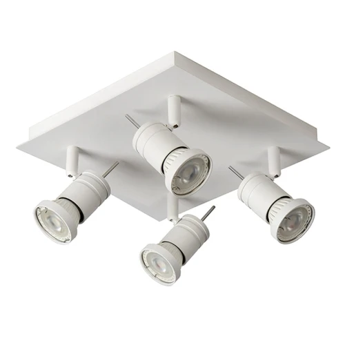 Spot poczwórny TWINNY-LED Biały DIM 4x5W ściemnialny GU10 3000K Lucide 179901931  5411212176189 lampynox noxbox www.lampynox.pl 1.jpg