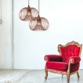 Lampa wisząca VINTI Miedź śr. 30cm. E27 Lucide 024003017  5411212021755 lampynox noxbox www.lampynox.pl 5.jpg