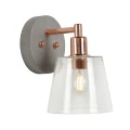 Kinkiet ścienny VITRI Transparentny  Miedź śr. 13cm. E14 Lucide 712650117  5411212712660 lampynox noxbox www.lampynox.pl 2.jpg