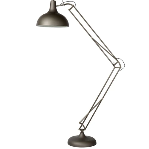 Lampa podłogowa stojąca WATSIE Szare żelazo E27 Lucide 307090115  5411212301079 lampynox noxbox www.lampynox.pl 1.jpg