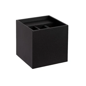 XIA Czarna LED 2x1W IP54 Regulowany kąt świecenia 3000K Kinkiet łazienkowy Lucide 17293/02/30