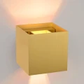 Kinkiet ścienny ściemnialny z regulowanym kątem świecenia góra - dół XIO Matowe złoto  mosiądz LED Dim 3,5W 2700K Lucide 092170402  5411212092441 lampynox noxbox www.lampynox.pl 4.jpg