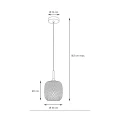 Lampa wisząca AGATHA Matowe złoto  mosiądz śr. 18cm. E27 Lucide 034330102  5411212031372 lampynox noxbox www.lampynox.pl 6.jpg