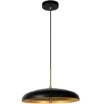 ELGIN Czarno-Złota śr. 38cm. 3xG9 Lampa wisząca Lucide 03431/38/30