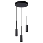 TUBULE Czarna LED Dim śr. 26cm. 3x7W ściemnialna 2700K Lampa wisząca Lucide 24401/21/30