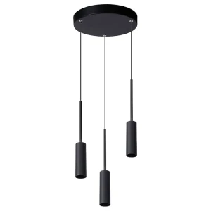 TUBULE Czarna LED Dim śr. 26cm. 3x7W ściemnialna 2700K Lampa wisząca Lucide 24401/21/30
