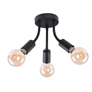Almus Czarna 3xE27 Lampa sufitowa Rabalux 6808