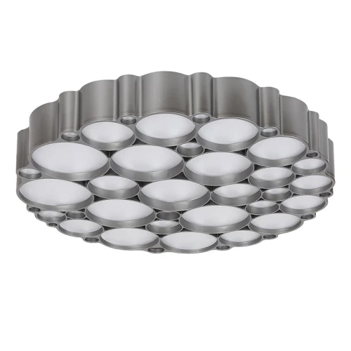 Lampa sufitowa ściemnialna Andela Srebrna LED 48W śr. 50cm. 4000K Rabalux 6039  5998250360393 noxbox lampynox www.lampynox.pl 1.jpg