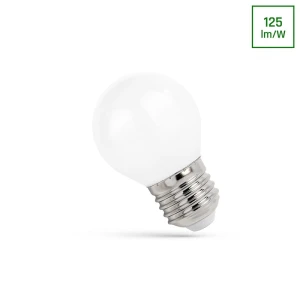 LED KULKA E-27 230V 6W COG WW MILKY Filament SPECTRUM WOJ+14398