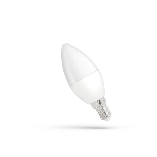 LED ŚWIECOWA ściemnialna barwa ciepła E-14 230V 6W WW DIM SPECTRUM WOJ+14381  5902650568594 lampynox noxbox www.lampynox.pl 1.jpg