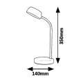 Lampka stołowa Berry LED Biała 4,5W 4000K Rabalux 6778  5998250367781 noxbox lampynox www.lampynox.pl 3.jpg