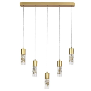 Floresta LED Złota 20W 4000K Lampa wisząca Rabalux 6559